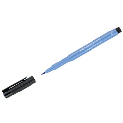 Ручка капиллярная Faber-Castell "Pitt Artist Pen Brush" цвет 146 лазурная, пишущий узел "кисть"