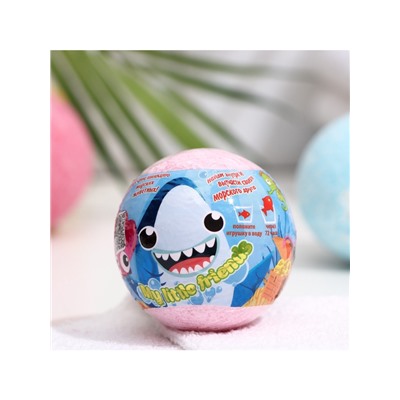 Бомбочка для ванн My little friends, с растущей игрушкой, 130 г