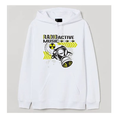 Толстовка с капюшоном "Radioactiv music"