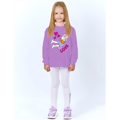 Свитшот детский KETMIN LOVE DAISY цв.Сиреневый