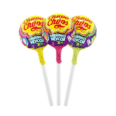 Леденцы Chupa-Chups XXL 4D Flavors Playlist, 29 г