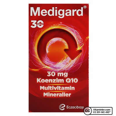 Eczacıbaşı Medigard Витаминно-минеральный комплекс CoQ10 30 таблеток