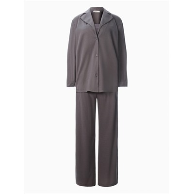 Комплект женский (рубашка, брюки, топ) KAFTAN "Base" р. 46,  графит
