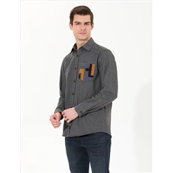 Anthracit Comfort Fit рубашка с длинным рукавом