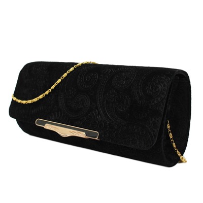 Клатч Женский Flioraj Театральный Чёрный 3102536-1 black