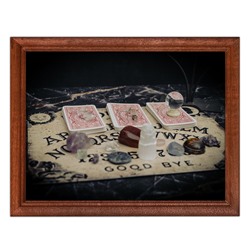 POSG-0089 Постер в рамке 23x17см Карты, Уиджа, кристаллы
