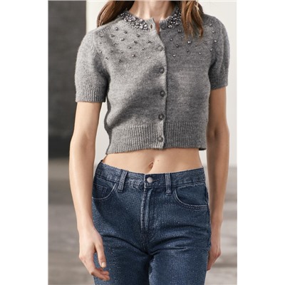 JEANS ZW COLLECTION BOOTCUT TIRO ALTO BRILLOS