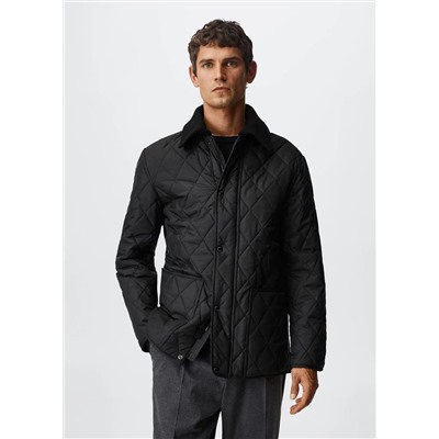 Chaqueta acolchada estructura -  Hombre | MANGO OUTLET España