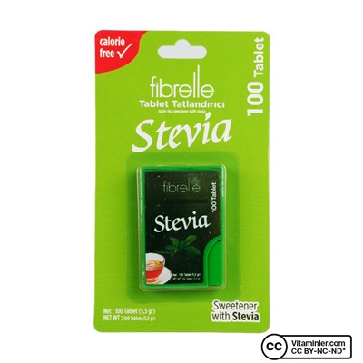 Подсластитель Fibrelle Stevia 100 таблеток