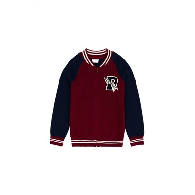 Boy Bordeaux езда на велосипеде Carrio Cardigan Cardigan Cardigan Surprise Discount в корзине
