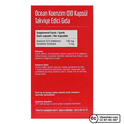 Ocean Coenzyme Q10 30 + 30 капсул 2 шт.