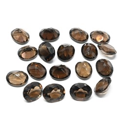 Кабошон из раухтопаза овал гр.10*8мм, 2,35ct.