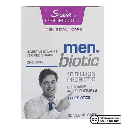 Suda Probiotic Men's Daily Care Menbiotic Probiotic 30 капсул