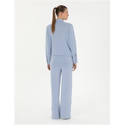 Blue Loose Fit Trade Close Six