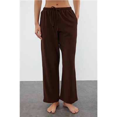 Brown Plaing Brown Kimono Pants Banks Teamtbess23au00149