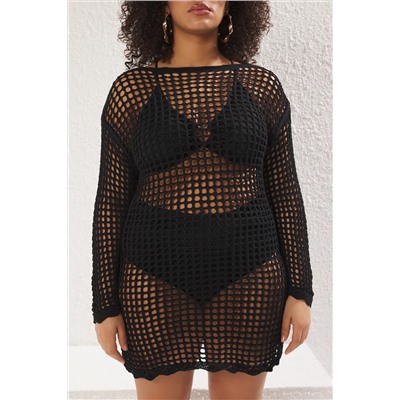 Black Kayak Yaka Mini Tiko Beach Платье TBBSS25AH00000