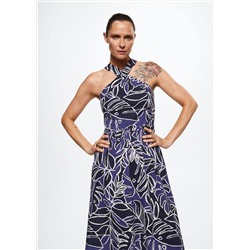 Vestido algodón estampado -  Mujer | MANGO OUTLET España