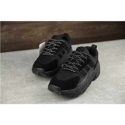 Aдidas Zx 22 Boost ‘Solid Black’ из натуральной замши и нейлона