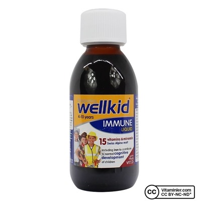 Vitabiotics Wellkid Immune Liquid Multivitamin 150 мл
