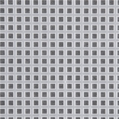 Канва-основа для вышивания сумки, пластиковая, 23 × 29 см, 1,5 × 1,5 мм, цвет белый