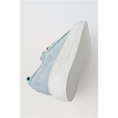 BAMBA DENIM STRASS