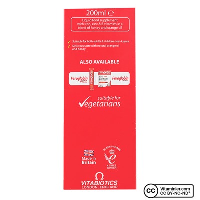 Vitabiotics Фероглобин жидкий 200 мл