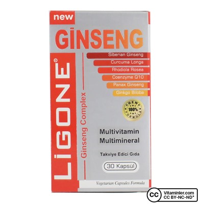 Ligone Ginseng Multivitamin 30 капсул