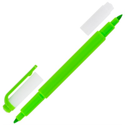Набор текстовыделителей двусторонних 6 НЕОНОВЫХ ЦВЕТОВ, BRAUBERG "TWIN NEON", линия 1-5 мм, 152517