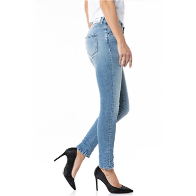 Vaquero slim fit Faaby- Azul