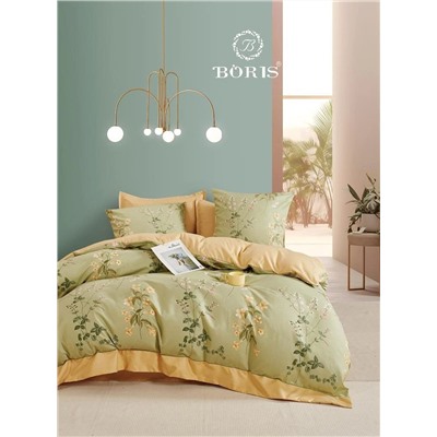 Много цветов! Комплект постельного белья Boris EGYPTIAN COTTON ⭐⭐⭐ из высококачественного материала полуторка