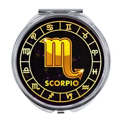 ZER-0031 Складное зеркало Знаки Зодиака - Скорпион