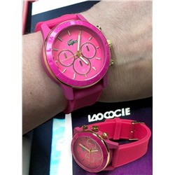 Часы унисекс LACOSTE (Люкс) диаметр 3,5 см Ч9
