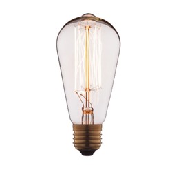 Нарушена упаковка!   Ретро лампа E27 60W  Edison Bulb Loft It (1008)