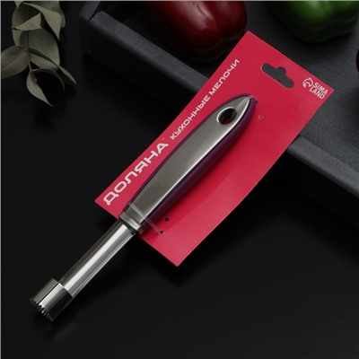 Нож для сердцевины Доляна Blade, 21см, ручка soft - touch, фиолетовый