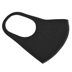 MASK-003 Чёрная многоразовая неопреновая маска оптом