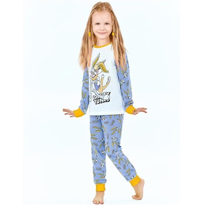 Пижама детская KETMIN HOME LOONEY TUNES цв.Голубой/Молочный