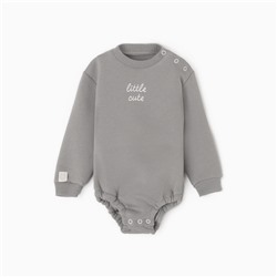 Боди Крошка Я "Little cute", рост 68-74 см, хаки