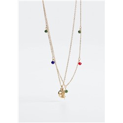 Collar abalorios combinados -  Niña | MANGO OUTLET España