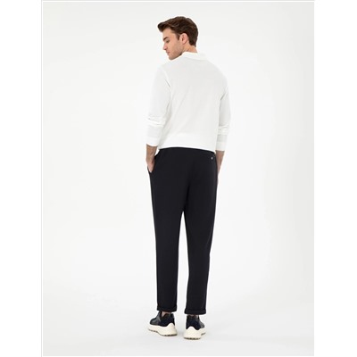 Navy Blue Slim Fit Trade Close Six