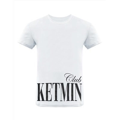 Костюм для девочки KETMIN ЗЕФИР цв.Белый/Чёрный (Футболка/Бриджи)