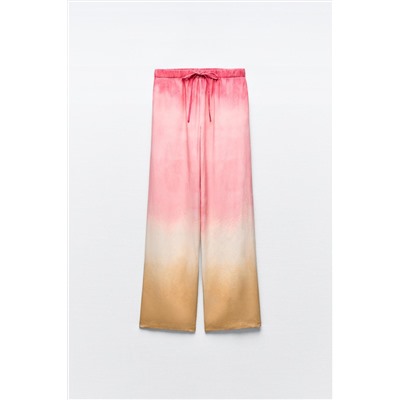 PANTALÓN ANCHO TIE DYE CON LINO