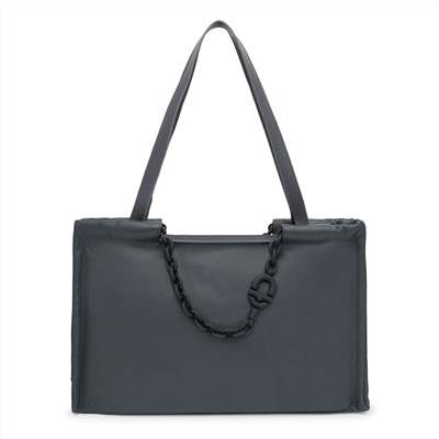 Bolso shopper Manifesto - cuero - gris oscuro