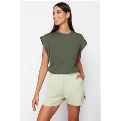 Mint 100 %Tencel ™ по талии джинсовые шорты Twoss24sr00060