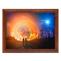 POSG-0095 Постер в рамке 23x17см По дороге…