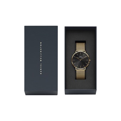Reloj de cuarzo chapado en oro amarillo Classic Evergold