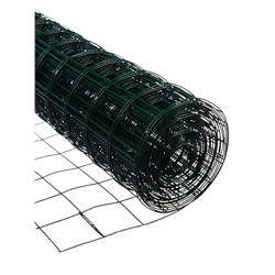 Сетка сварная с ПВХ покрытием 0,5 х 10 м, ячейка 50 х 50 мм, d=1 мм, металл, "Greengo"