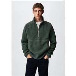 Sudadera borreguito bolsillo -  Hombre | MANGO OUTLET España