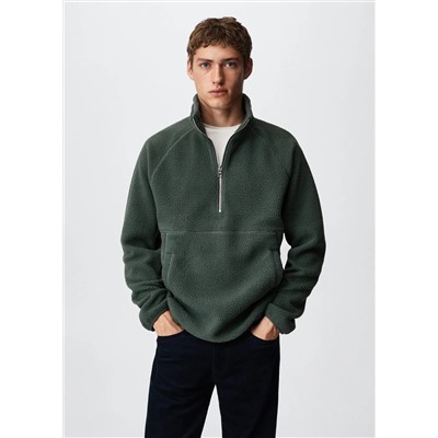 Sudadera borreguito bolsillo -  Hombre | MANGO OUTLET España