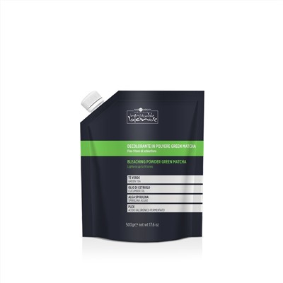 Обесцвечивающий порошок для волос “GREEN MATCHA” INIMITABLE BLONDE, 500 гр/4024