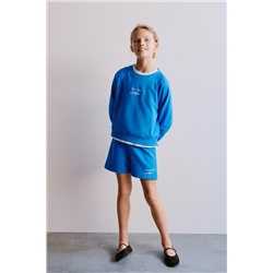 CONJUNTO FELPA SUDADERA Y BERMUDA BORDADO